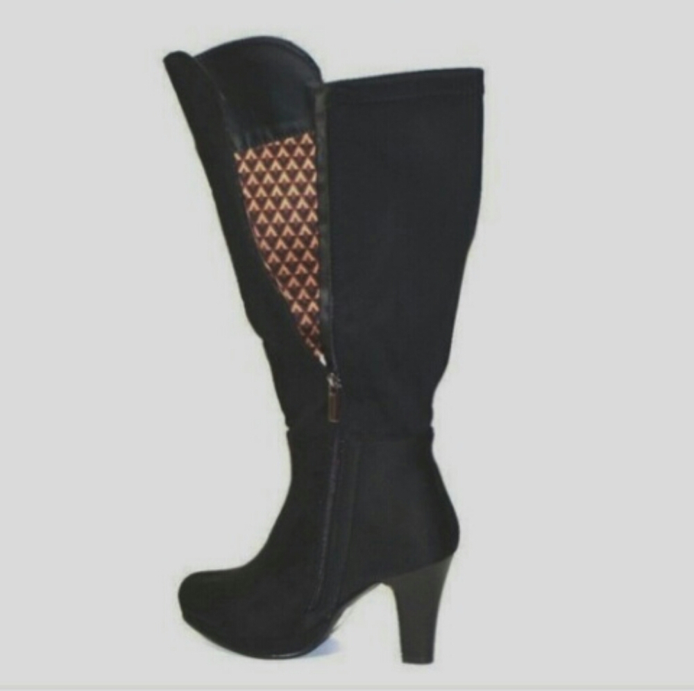 NWT LANE BRYANT OVER KNEE BLACK BOOTS
